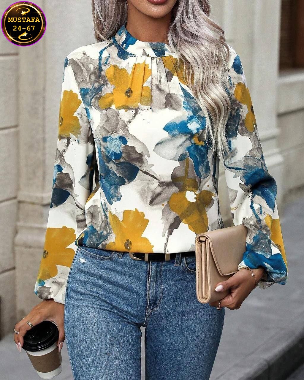 модная женская блузка,блузка с цветочным принтом,модная блузка,блуза с цветочным принтом,женская блузка с цветочным принтом
