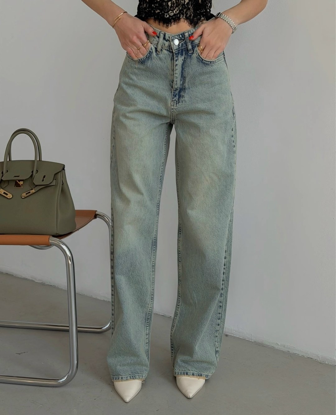 стильная одежда,джинсы широкие,женские джинсы,одежда женская