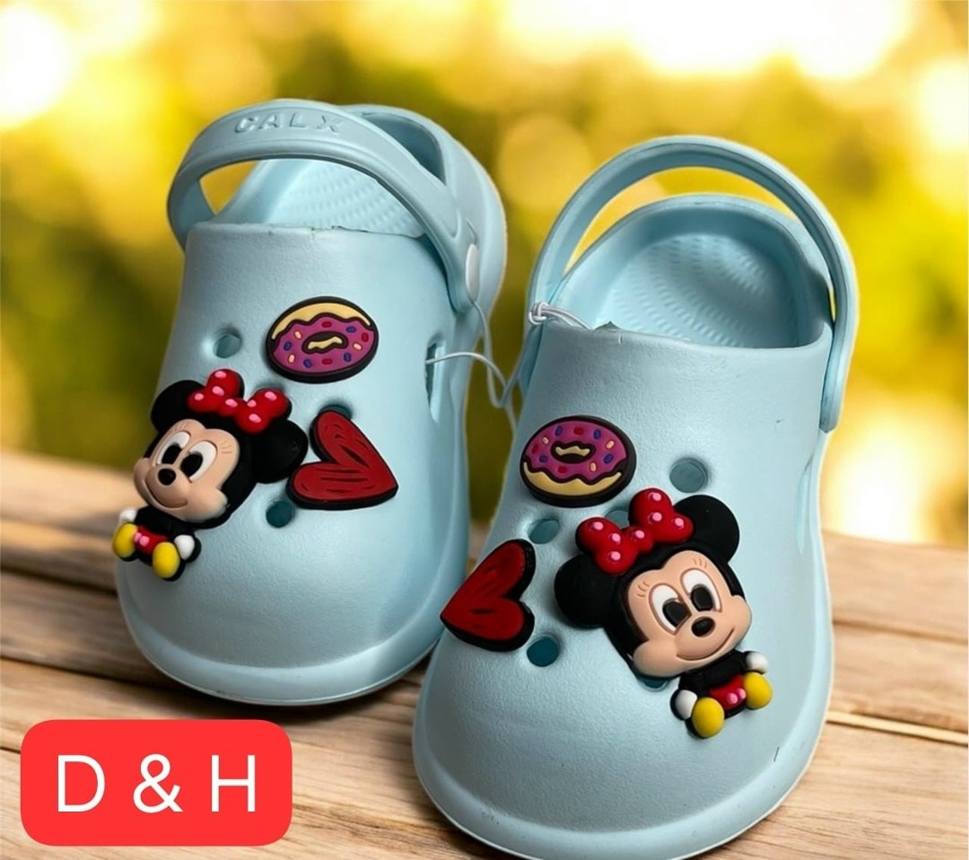 детские шлепанцы,,кроксы с микки маусом,детские кроксы,сандалии детские