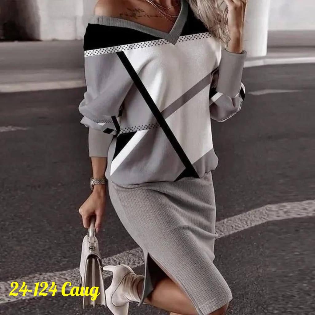 костюм женский трикотажный с юбкой черный с белым арт. 7197177,костюм женский двойка,женские костюмы,трикотажный костюм с юбкой,женский трикотажный костюм с юбкой черный с белым