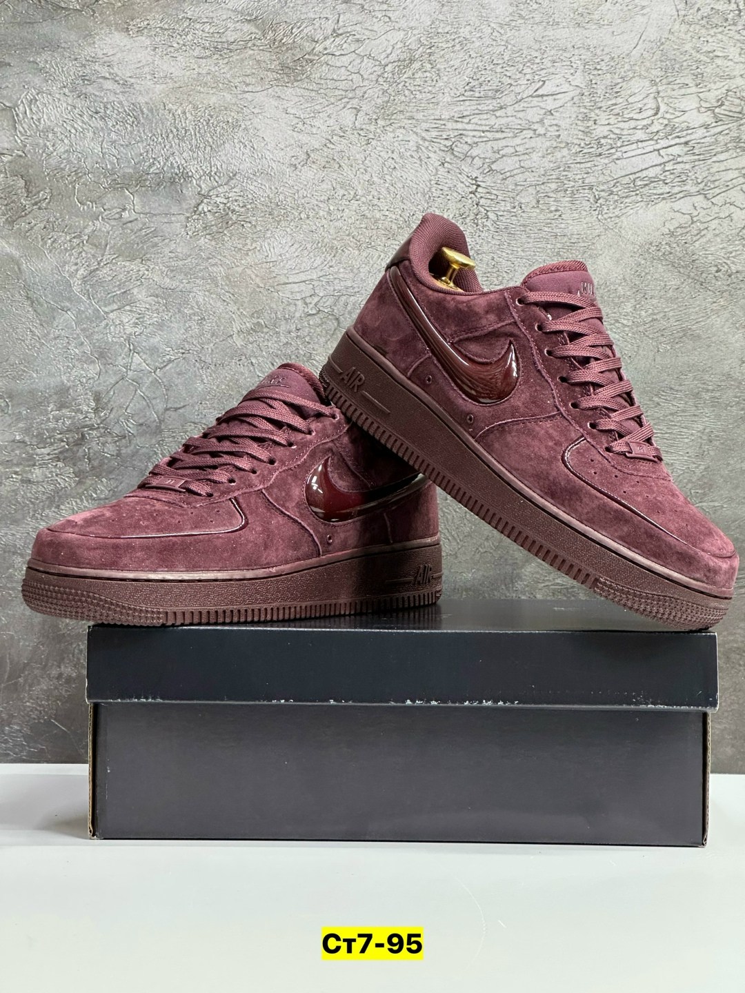 nike air force 1 low цвет бордовый,,nike air force 1 '07,кроссовки nike air force 1 low цвет бордовый,nike air force 1 low