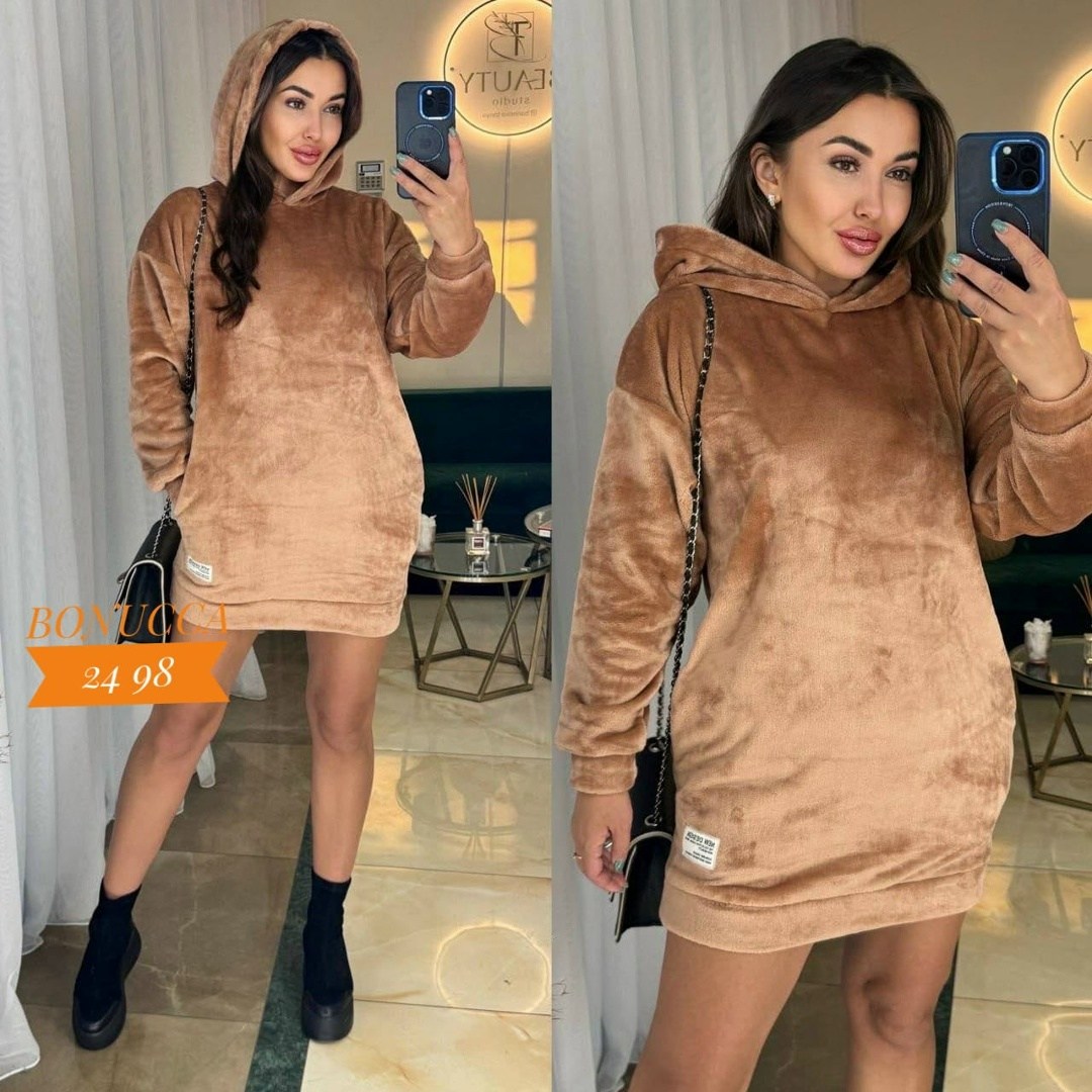 платье с капюшоном теплое,туника женская с капюшоном,платье с капюшоном,платье худи теплое,платье туника теплая