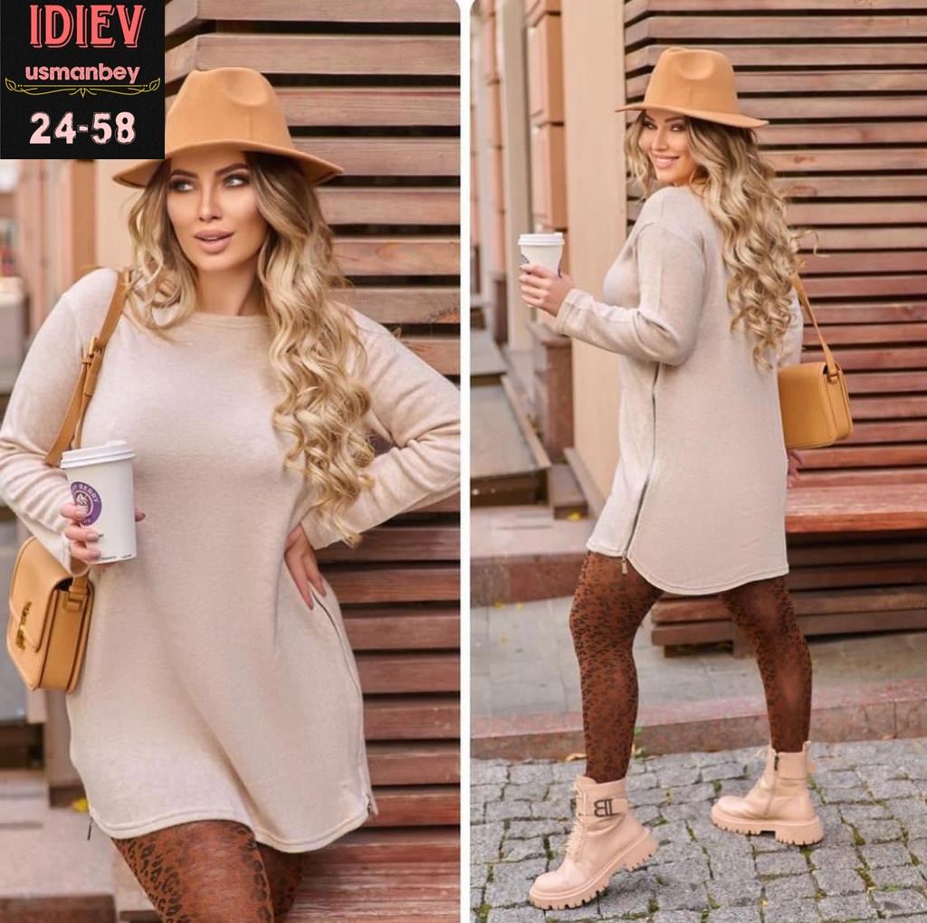 трикотажное платье туника,туника теплая платье,платье из ангоры,платье женское теплое,платье туника женская