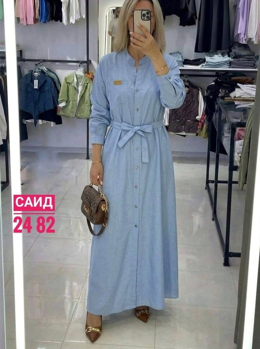 джинсовое платье,платья,джинсовое платье женское,джинсовое платье миди,платье рубашка джинсовое длинное офисное макси в пол aisha collection