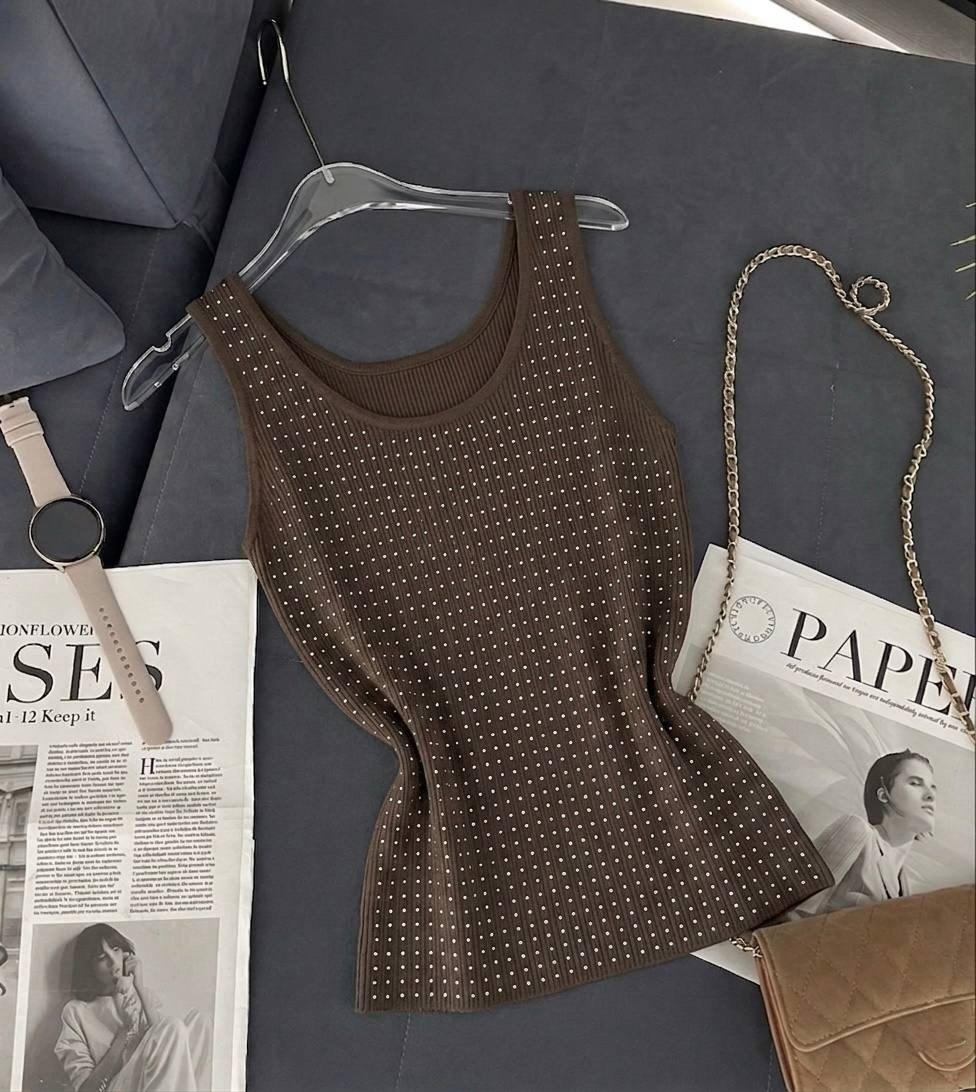 майка со стразами,женская майка,блестящий топ майка со стразами,топ для женщин,топик женский