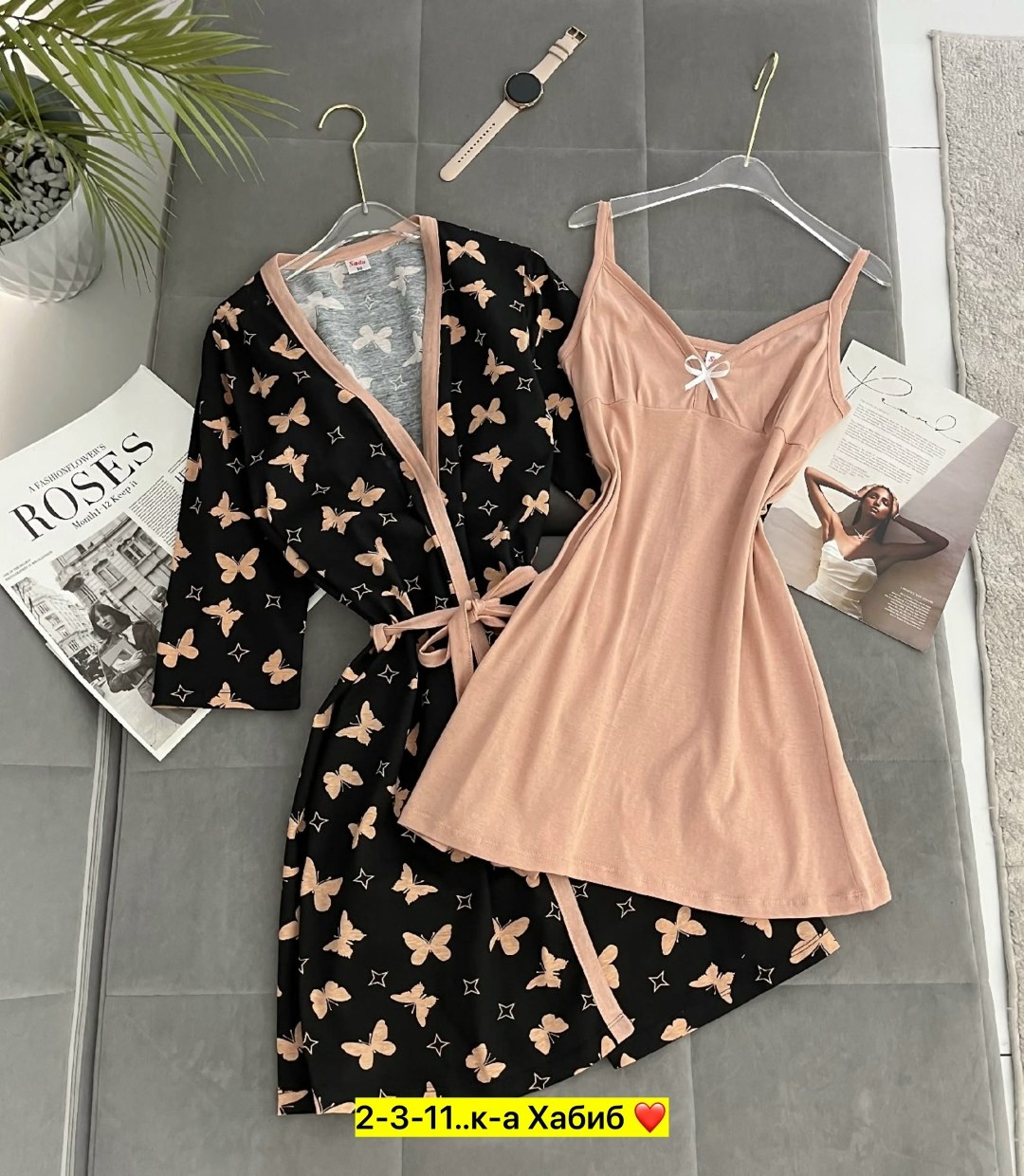 комплект халат сорочка,комплект пижама,пижама и халат,женская пижама,пижама одежда для дома