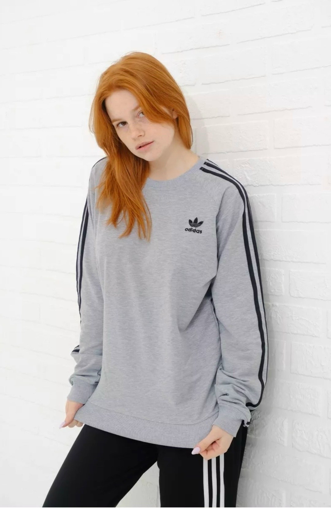 adidas свитшот женский адидас,свитшот адидас,свитшот адидас серый,кофта адидас оверсайз,свитшот adidas