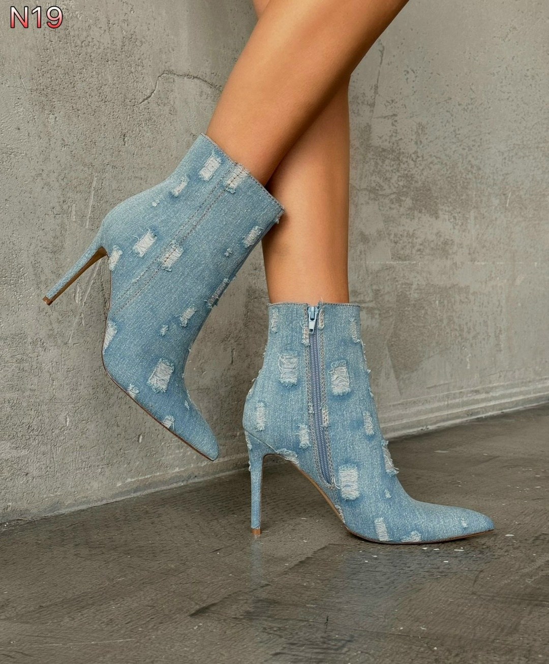 ботильоны джинсовые,джинсовые сапоги,модные ботильоны,женские ботильоны,джинсовая