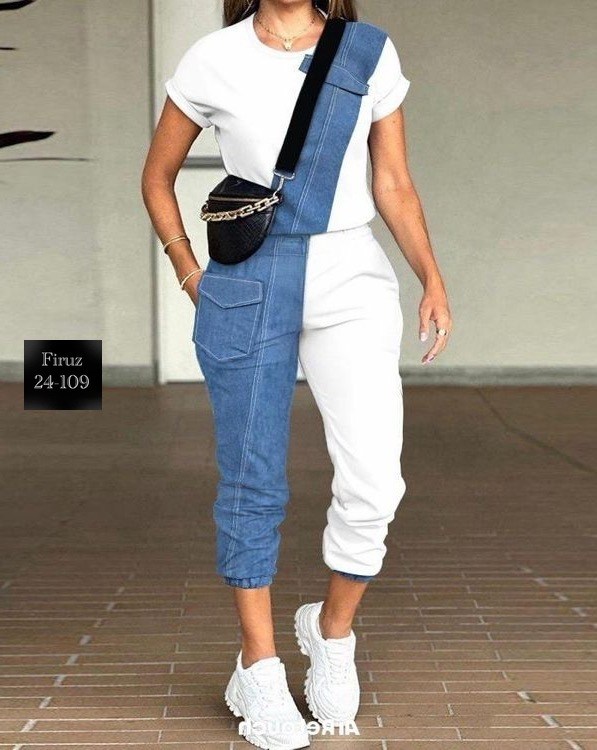 женский джинсовый комбинезон,комбинезон джинсовый,женский джинсовый костюм,широкий джинсовый комбинезон,комбинезон повседневный