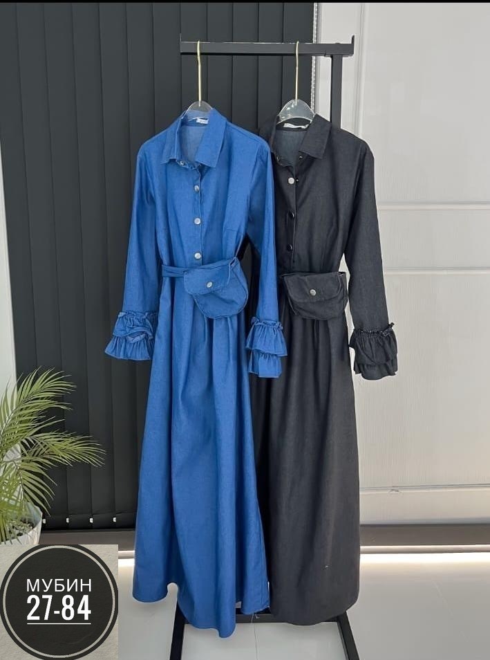 женское джинсовое платье,платье из джинсовой ткани,джинсовая платье,джинсовое платье с длинными рукавами,женское джинсовое платье с длинным рукавом