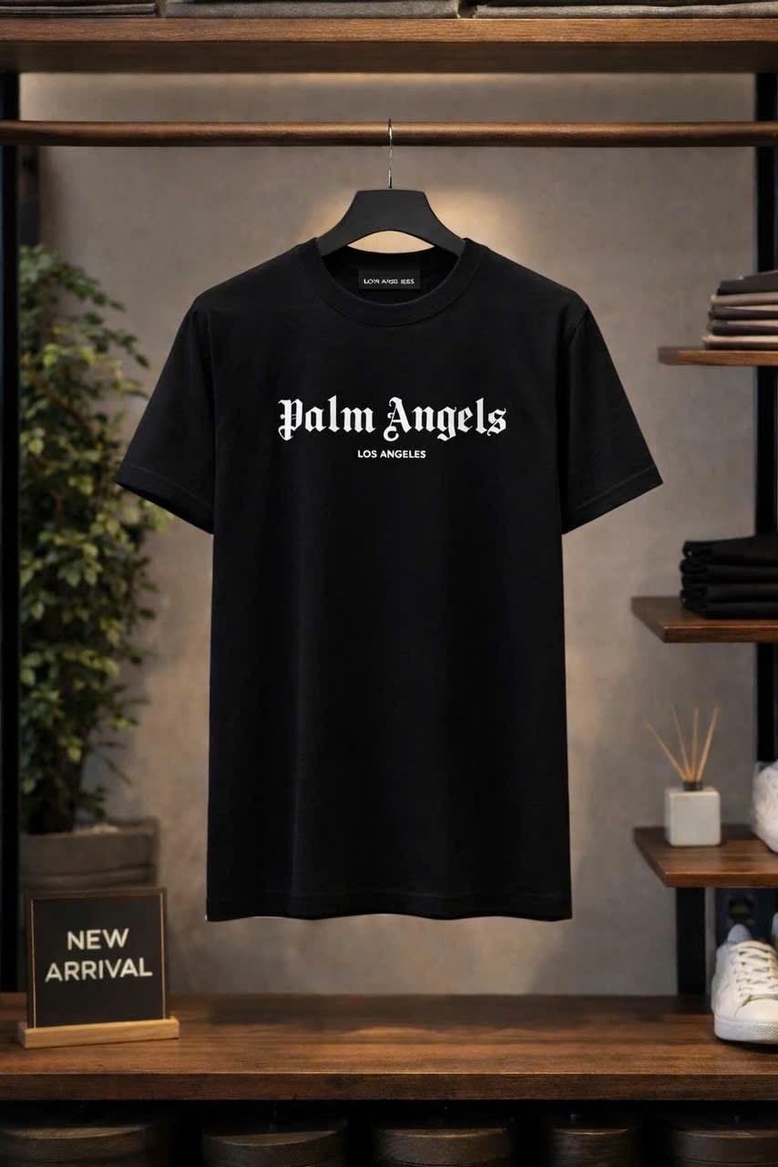 мужские футболки palm angels,футболки palm angels,футболка palm angels с воротником,palm angel,майка palm angels мужская