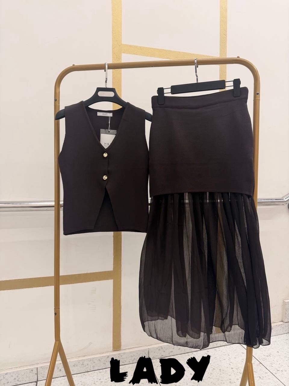 брюки палаццо wonderclo 32355562,костюм с юбкой и жилетом бордовый,костюм двойка женская,жилет с юбкой,костюм женский с юбкой