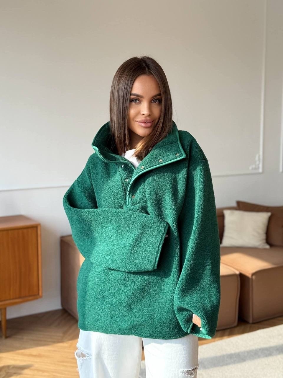 кофта зелёная,женская кофта,кофта теплая,зеленая толстовка,толстовка женская