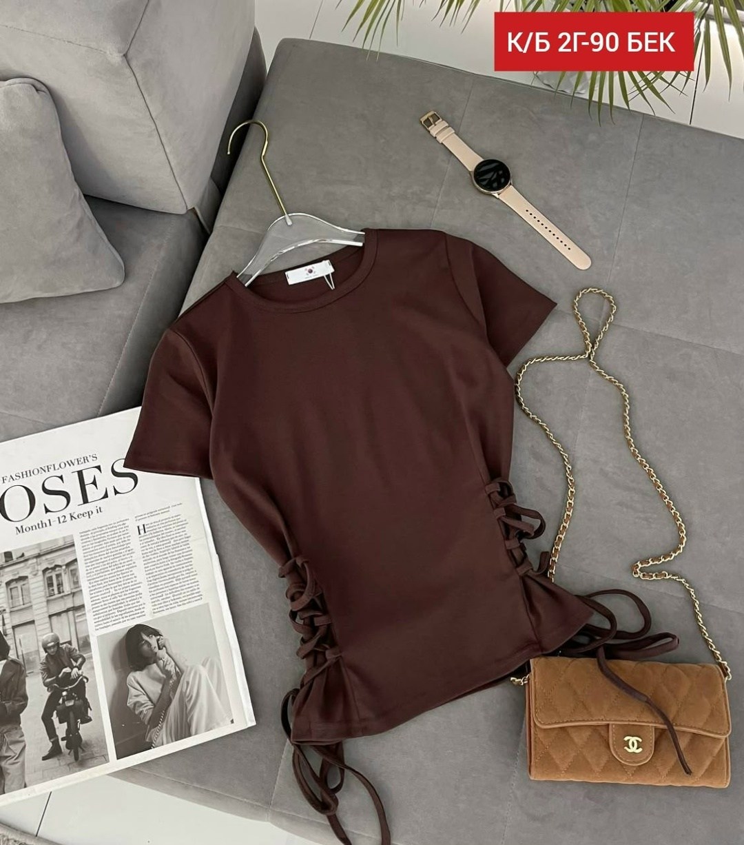 футболки женская,футболки и топы,топ женский,футболки модные,футболка с завязками