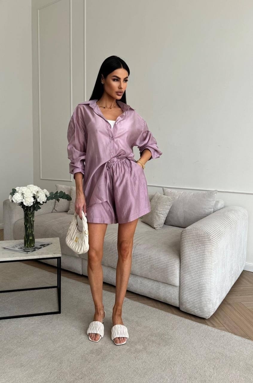 женский костюм с шортами,женский костюм с шортами и рубашкой,оранжевый костюм,повседневный костюм,стильный женский костюм с шортами