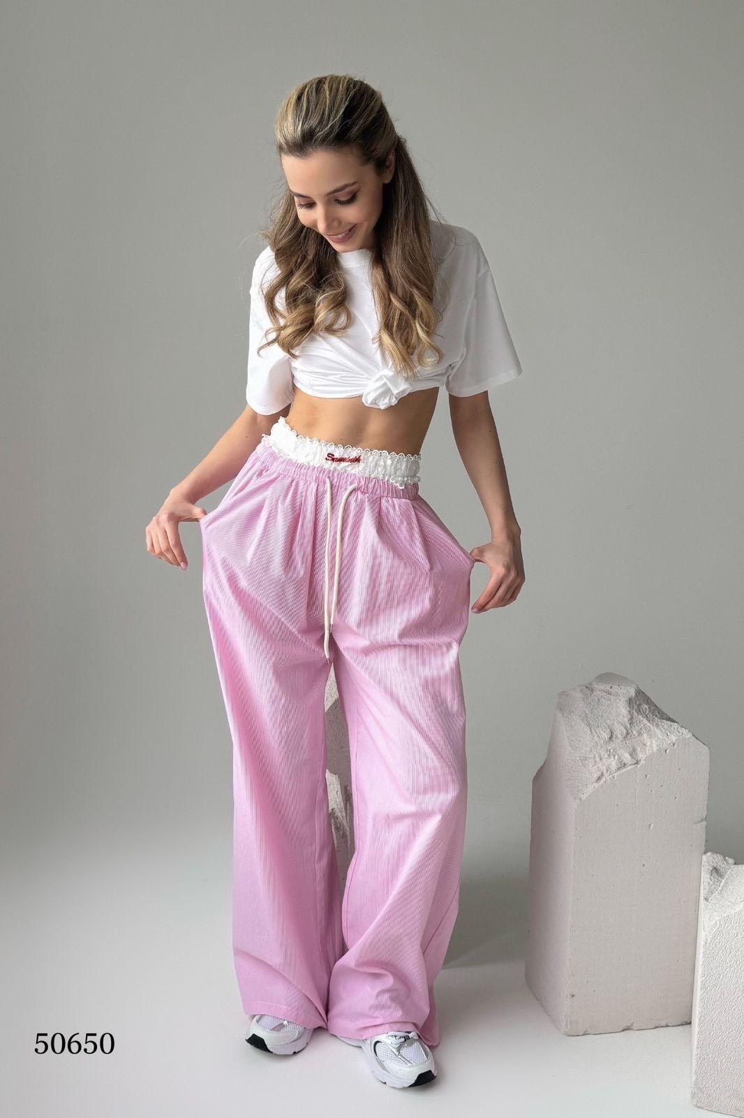 брюки палаццо из муслина,брюки широкие,повседневные брюки,брюки голубой,брюки палаццо