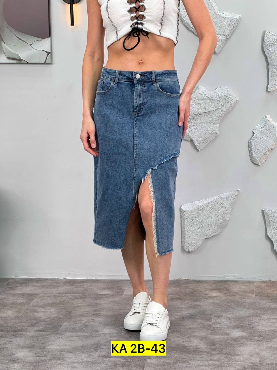 джинсовая юбка,юбка джинсовая миди,женская юбка джинсовая,юбка джинс,юбка миди джинсовая с разрезом спереди ниже колен