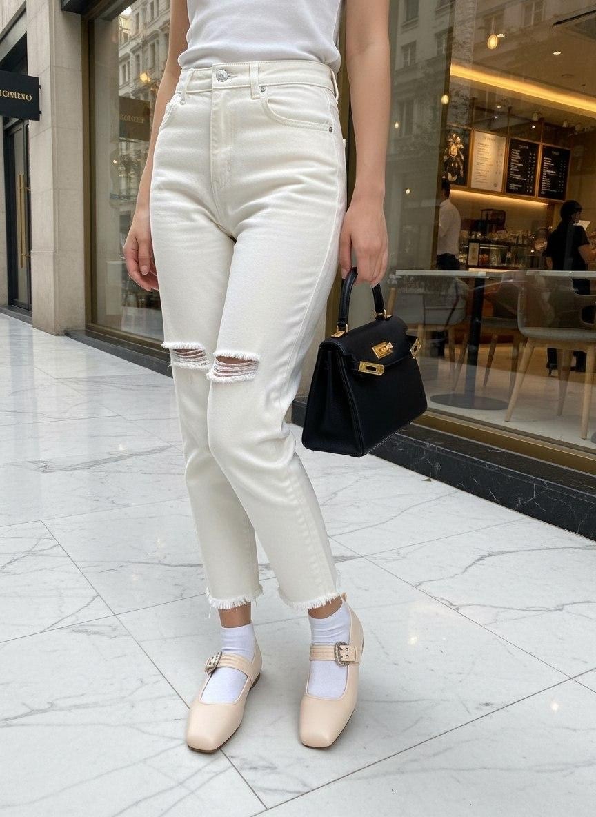 джинсы белые,белые джинсы мом,джинсы модные,стильные джинсы,белые джинсы женские