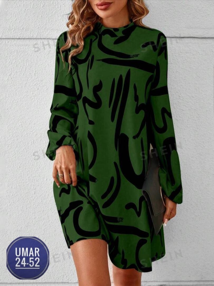 женское платье с принтом,модное платье,женская платье,платье туника,женское модное платье