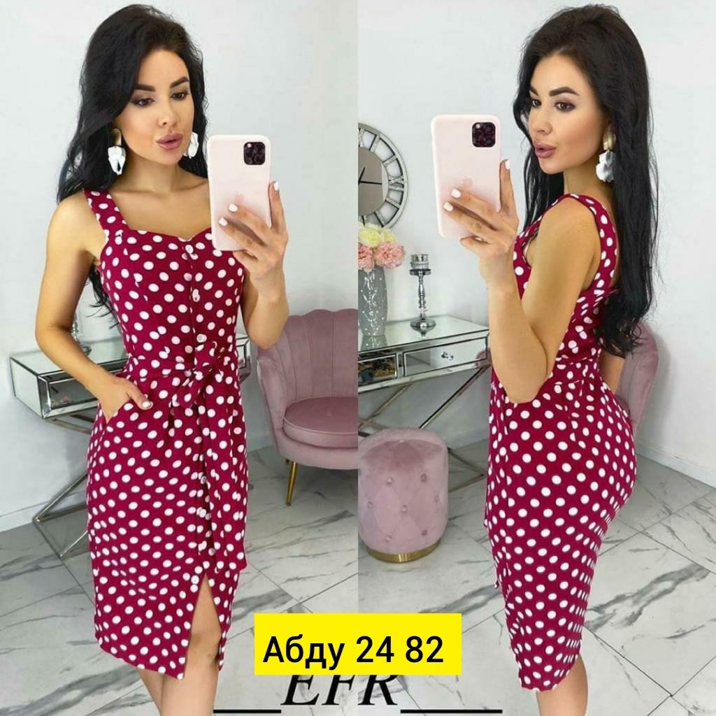малиновое платье в горошек,летнее платье в горошек,платье в горошек,женское платье в горошек,платье футляр в горошек