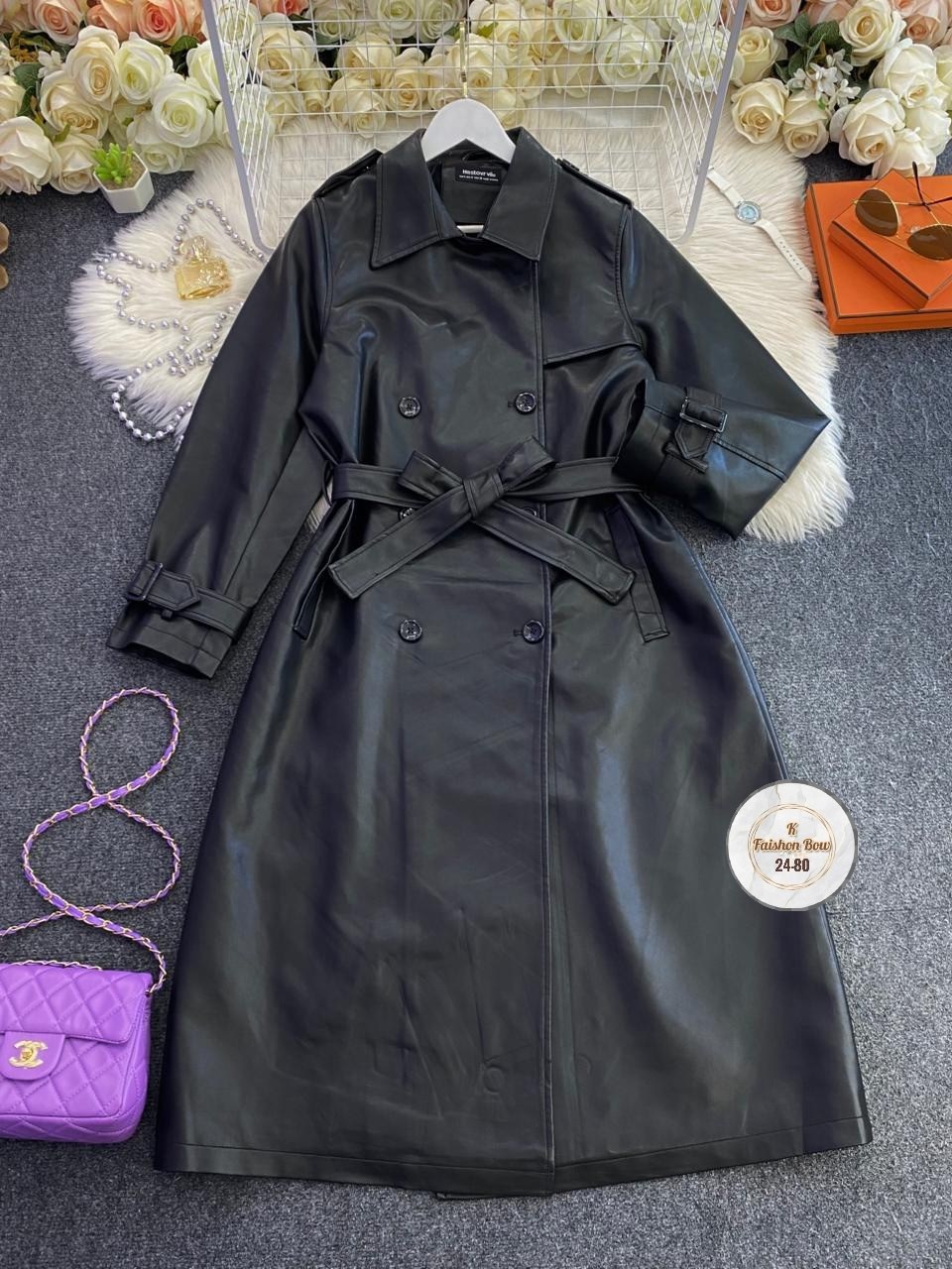 плащ кожаный тренч,кожаный плащ,кожаный плащ женский,кожаный плащ женский чёрного цвета,кожаный тренч