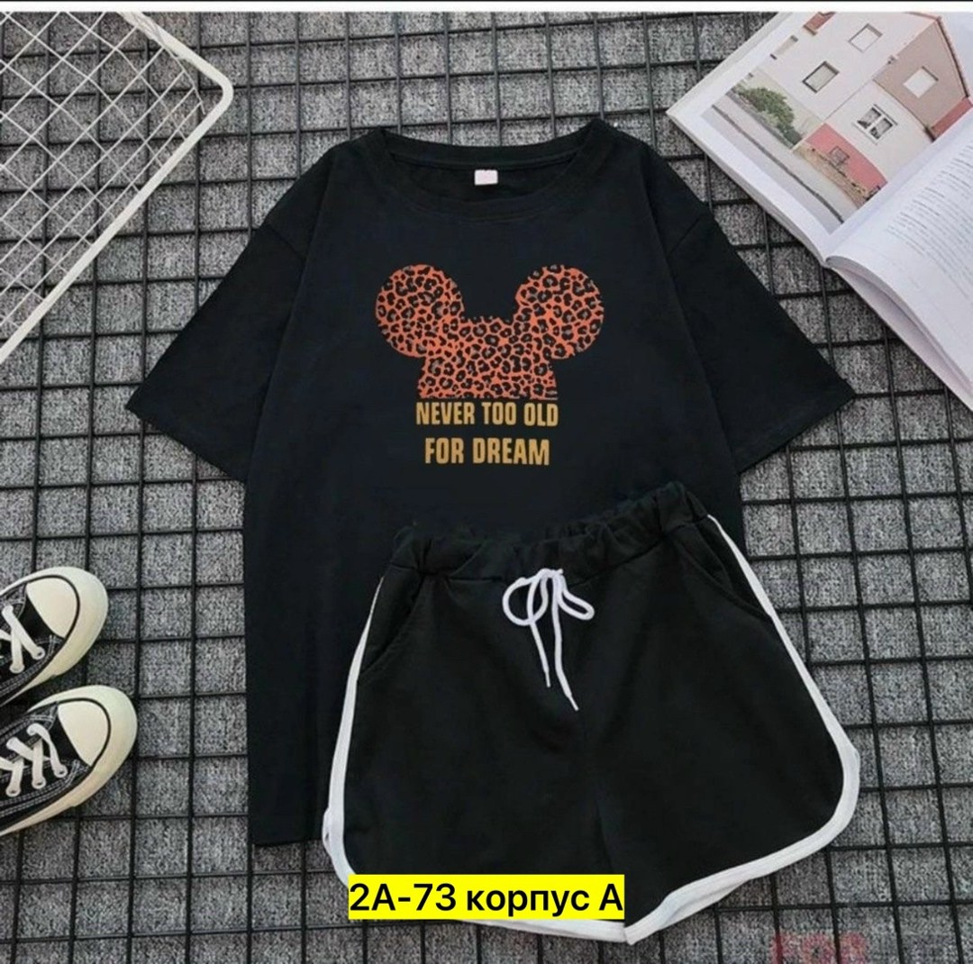 повседневный костюм,костюм женский,костюм футболка шорты,костюм двойка шорты и футболка женская,костюм шортами