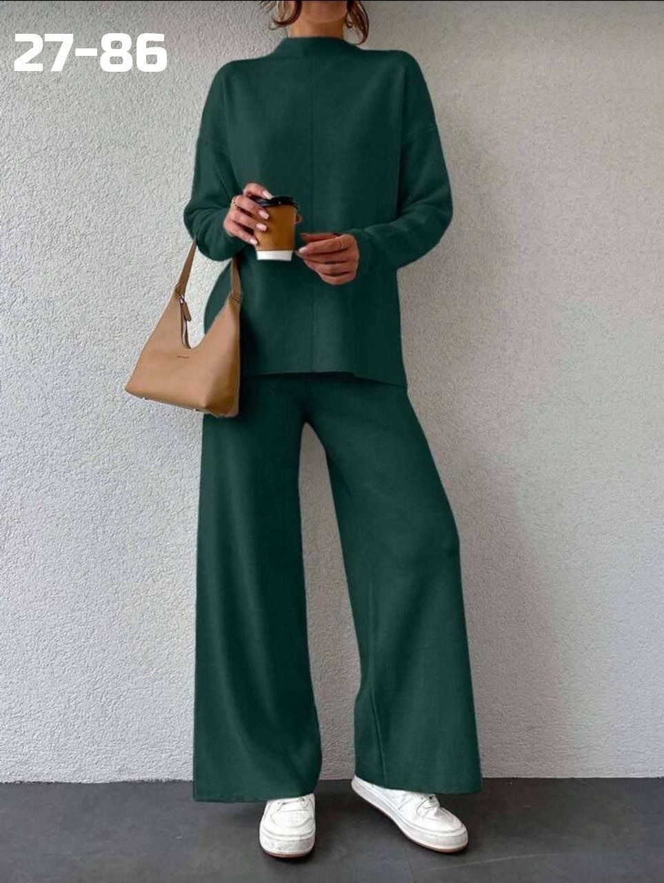 костюм двойка кашемир,трикотажный костюм,трикотажный брючный костюм,костюм с брюками,костюм женский с брюками палаццо