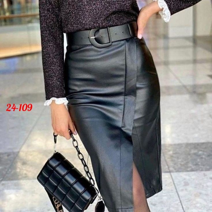 юбка из экокожи,кожаная юбка,юбка эко кожа,юбка и блузка,юбка женская