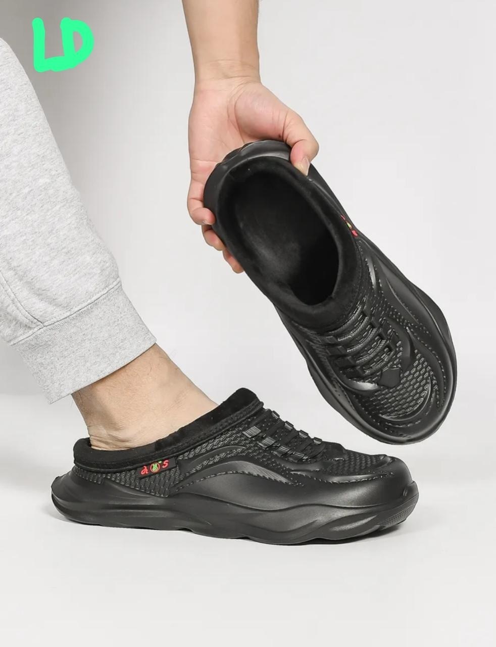 ,галоши на меху, для дома,галоши мужские,модные тапочки