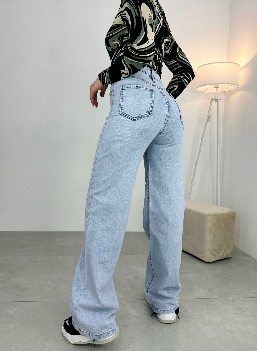 джинсы широкие с высокой посадкой vailo,женские джинсы,джинсы широкие с высокой посадкой kenchin,джинсы широкие с высокой посадкой kenchin 365382404,джинсы широкие