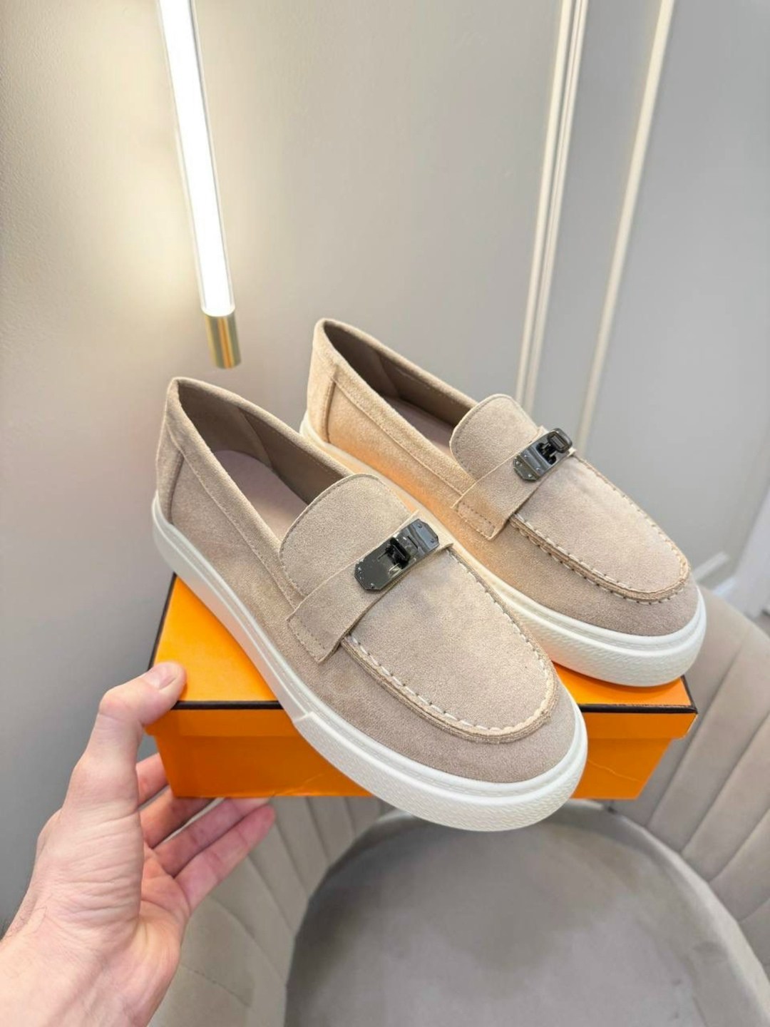 лоферы женские из замши,лоферы замш,,замшевые лоферы hermes,лоферы замшевые