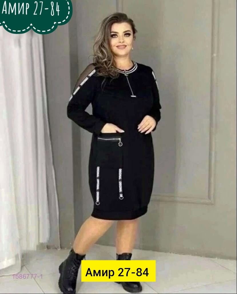 платья женские больших размеров,платье виттория квин,женское трикотажное платье,платье размер 50 52 54 56 ткань крепун,спортивное платье женское