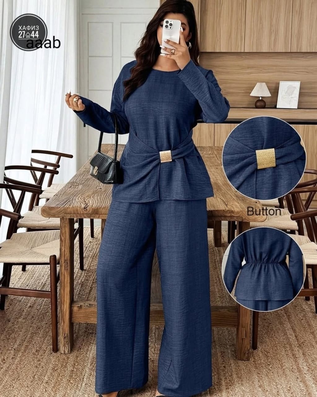 брючный костюм свободного кроя,брючный костюм женский из шелка,женские костюмы брючные,брючный комплект ninele 6070 черный,брючный костюм