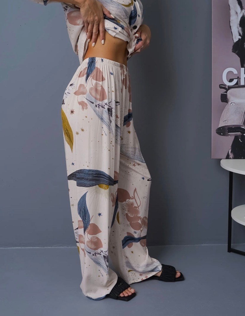 пижама двойка,женские костюмы пижама двойка,пижама женская,костюм летний с брюками lucasta style,пижама со штанами