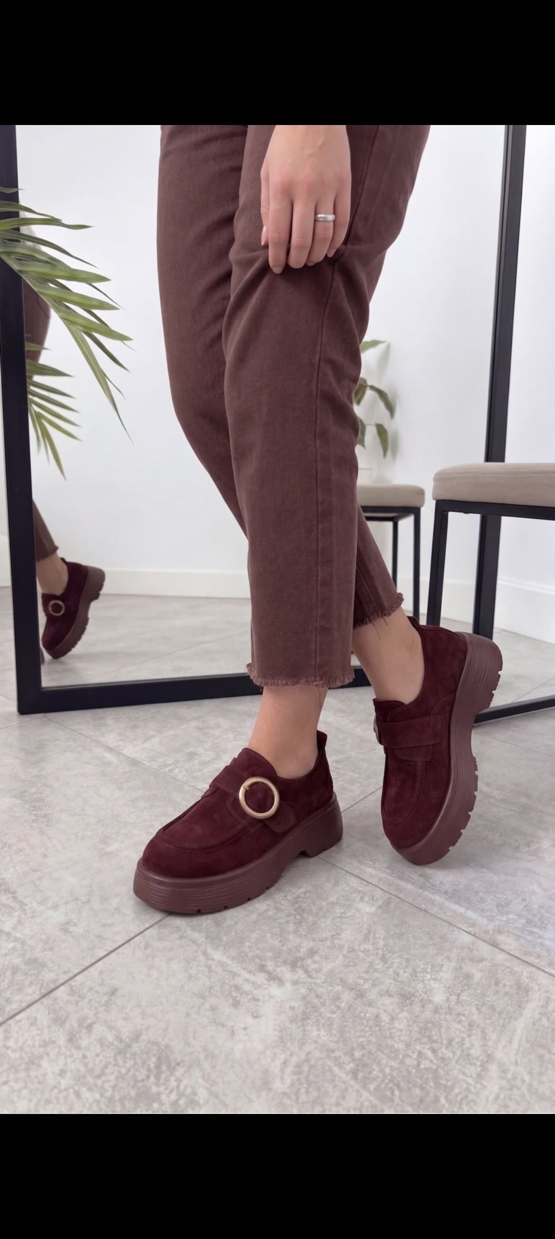 бордовые лоферы,замшевые женские лоферы,,лоферы женские,модные лоферы
