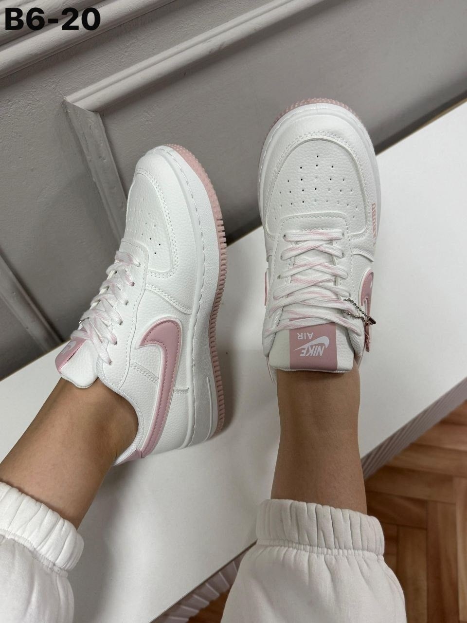 кроссовки женские nike air force 1 shadow,кроссовки,nike air force 1,кроссовки женские nike air force shadow белые с розовым,женские кроссовки в стиле nike air force 1 shadow белые с розовым