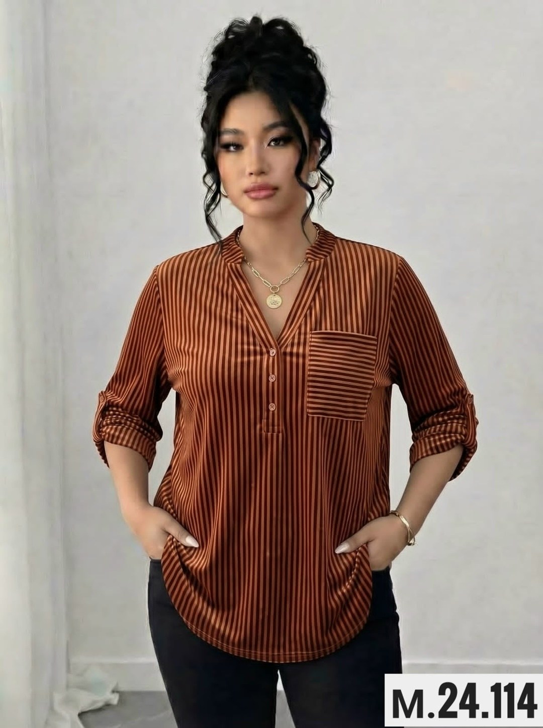 женская рубашка в полоску,блузка женская,женская рубашка,блуза женская,повседневная рубашка