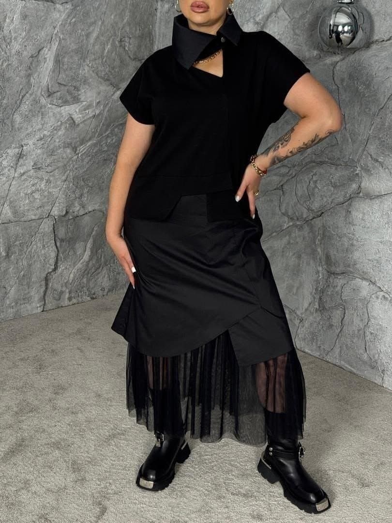 платье черное,стильное платье,черное трикотажное платье,трикотажное платье,платье женской