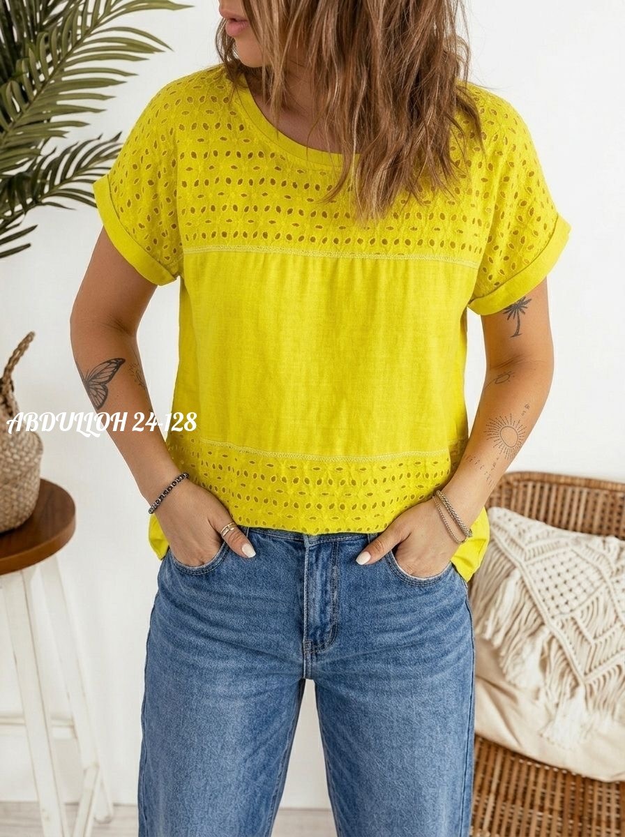 блузка вязаная,блузка модная,блузка с круглым вырезом,женская блузка,летняя блузка