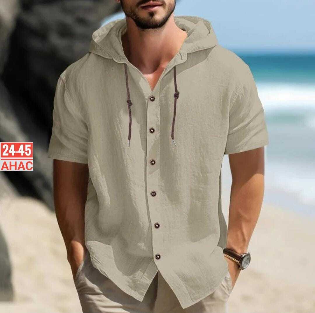 рубашка с капюшоном,рубашка с капюшоном мужская,повседневная рубашка,летние рубашки,мужская повседневная рубашка