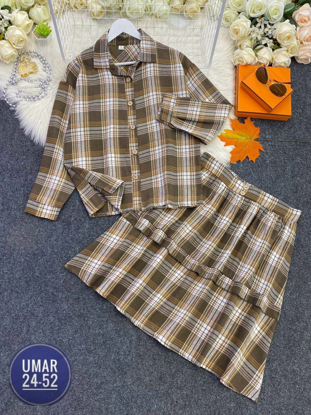 платья в клетку,женское платье в клетку,костюм в клетку с рубашкой и юбкой,костюм в клетку,женский костюм