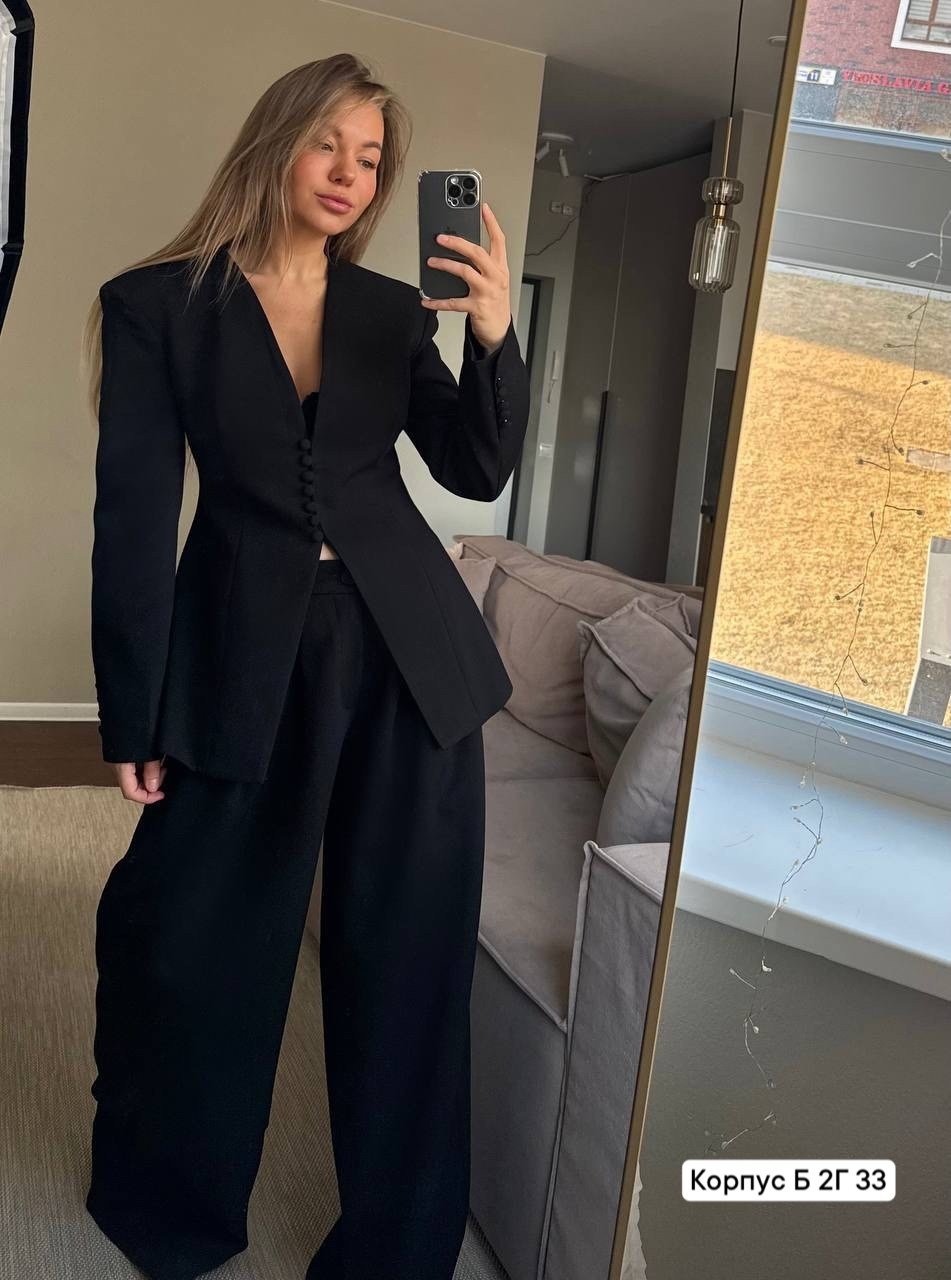 брючный костюм dilana vip 1993 черный,брючный костюм,брючный костюм dilanavip м-1993 черный тройка,брючный костюм вечерний,брючный костюм женский