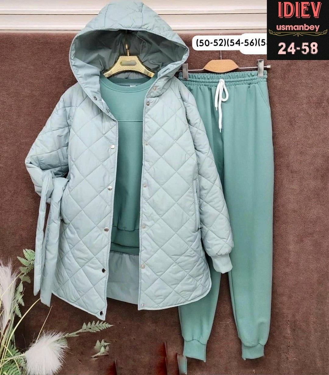 куртка-жатка,костюм теплый на флисе,костюм женский на флисе,cпортивный костюм женский на флисе,костюм тройка с курткой