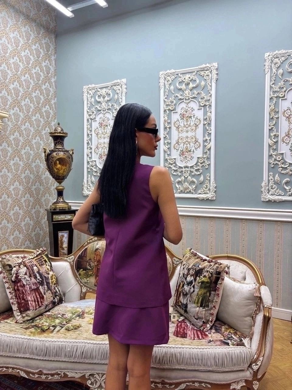 женские костюмы,костюм с жилетом,летние костюмы,жилет с юбкой