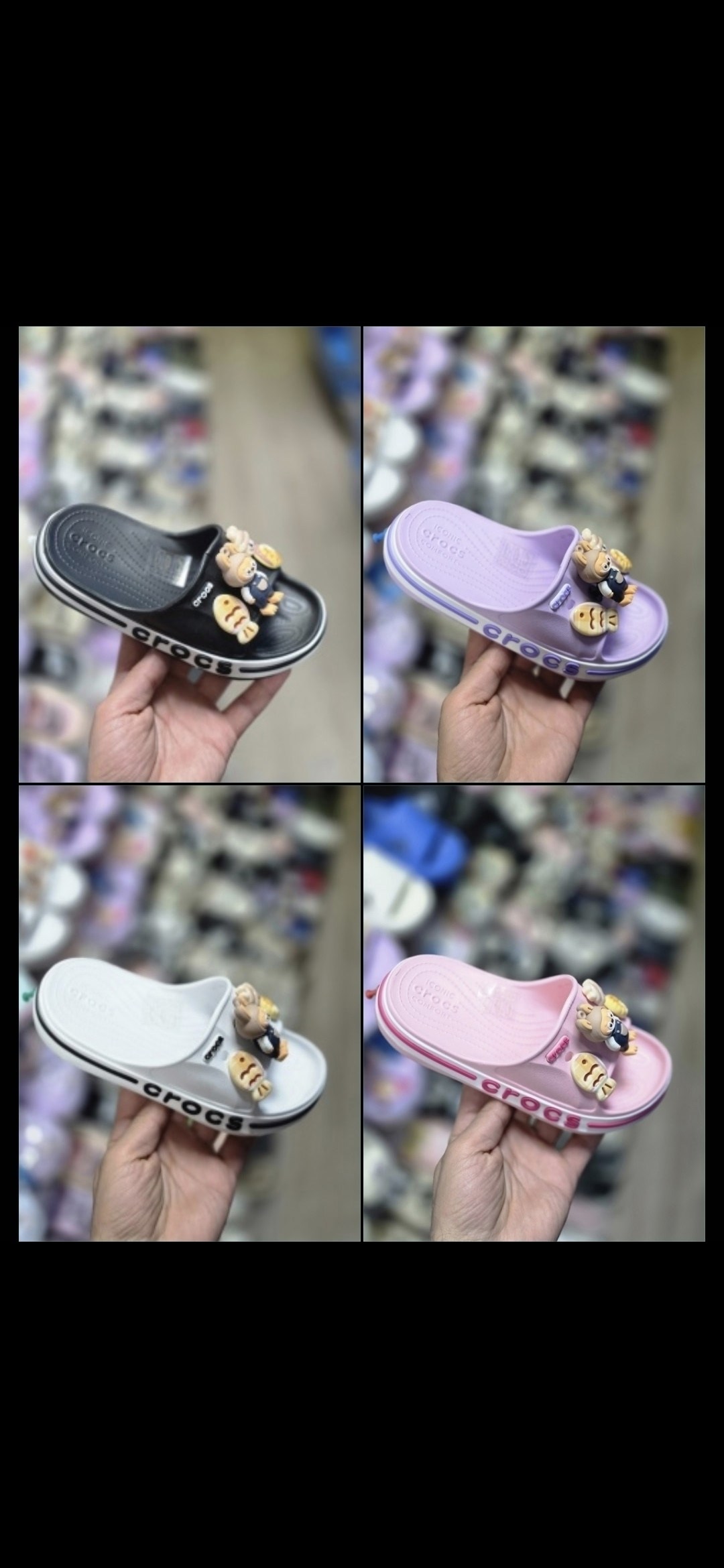 ,кроксы с мультяшками,джибитс crocs сандалии,тапочки для детей,тапочки для девочек