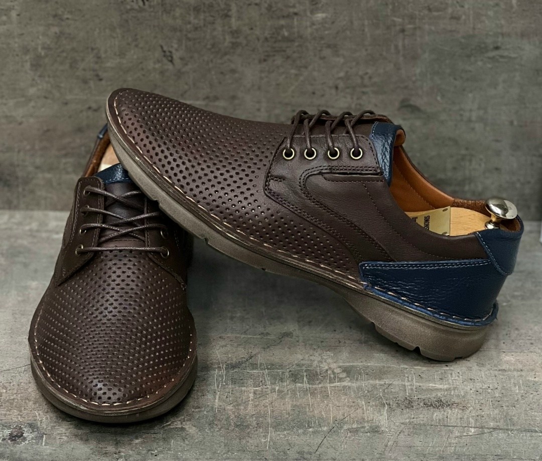 ,туфли мужские,туфли мужские летние кожаные с перфорацией,полуботинки мужские,туфли с перфорацией