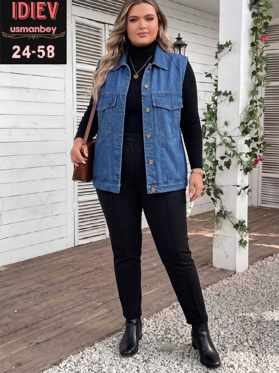 джинсовый жилет,женский джинсовый жилет,жилет для полных,джинсовая жилетка,джинсовая жилетка женская