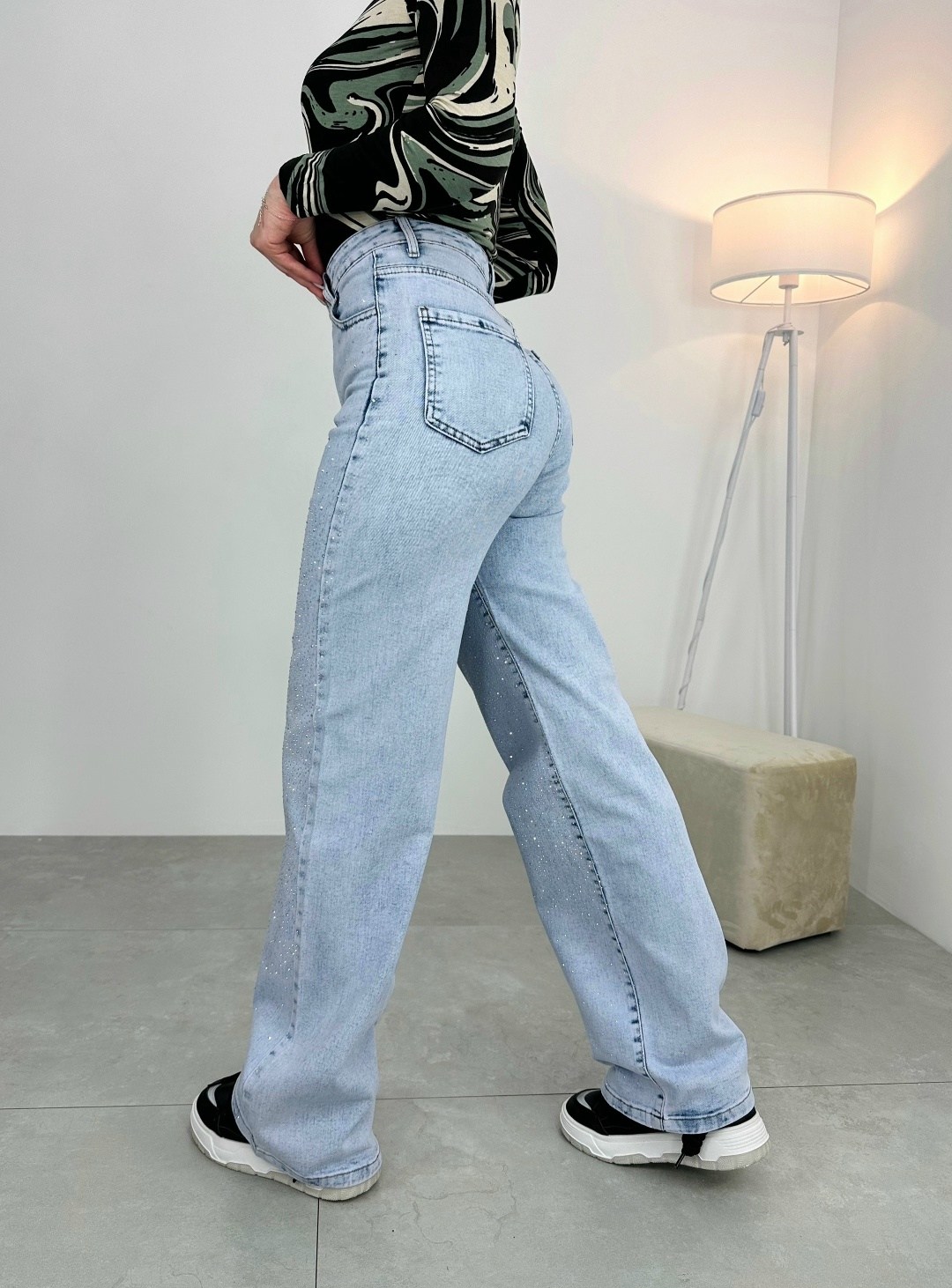 джинсы широкие с высокой посадкой vailo,женские джинсы,джинсы широкие с высокой посадкой kenchin,джинсы широкие с высокой посадкой kenchin 365382404,джинсы широкие