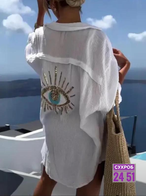 блузка с пайетками,платье рубашка с пайетками,рубашка с пайетками,пляжная одежда,пляжная рубашка женская