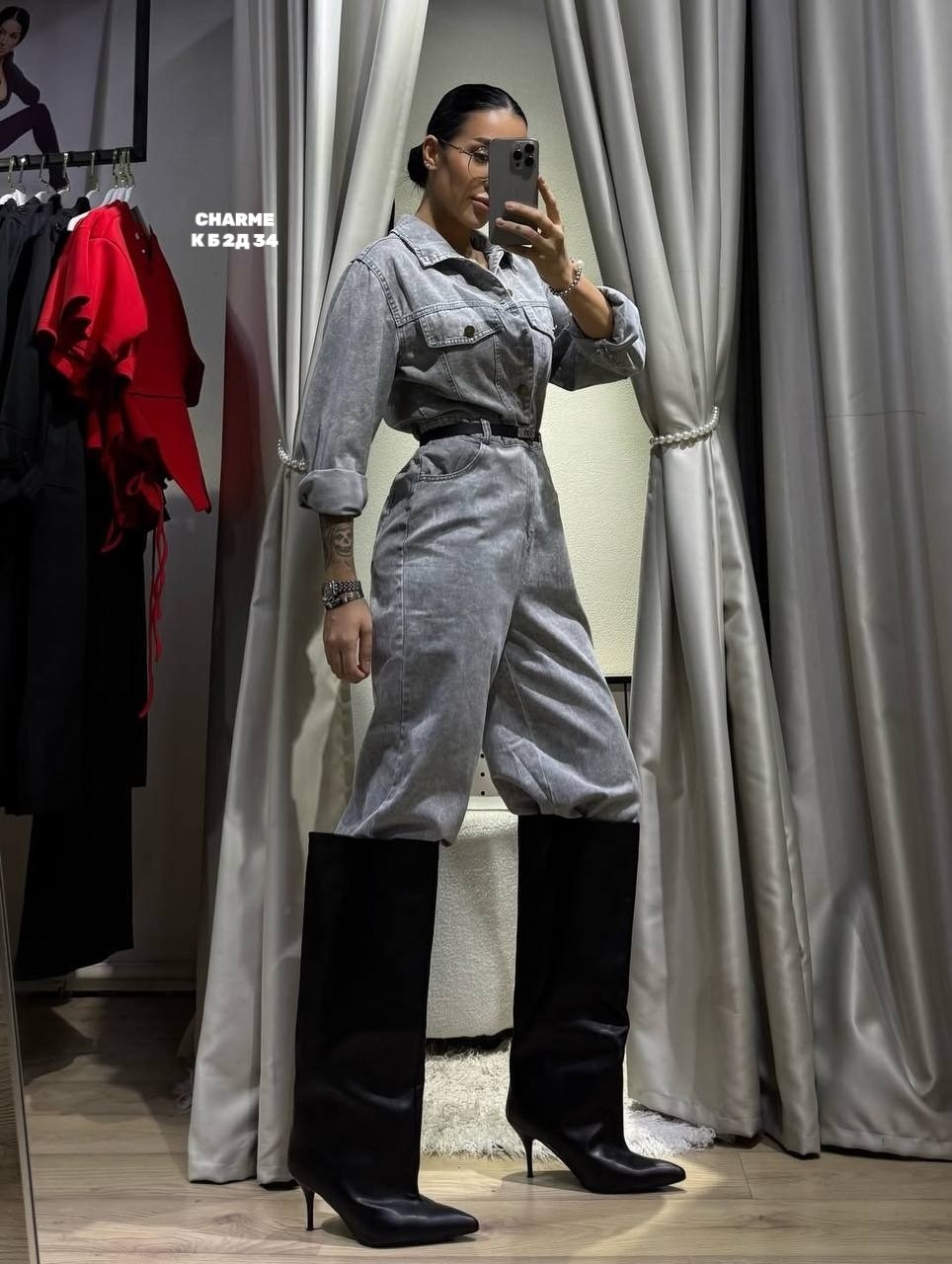 джинсовый комбинезон женский,джинсовый комбинезон,женские комбинезоны,серый комбинезон,комбинезон модный